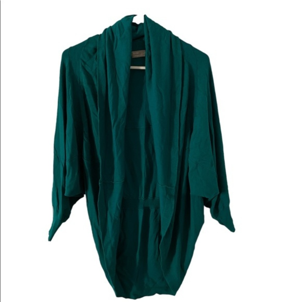 Ladies fancy Designer  Green Zara Cardigan very floating and soft like new